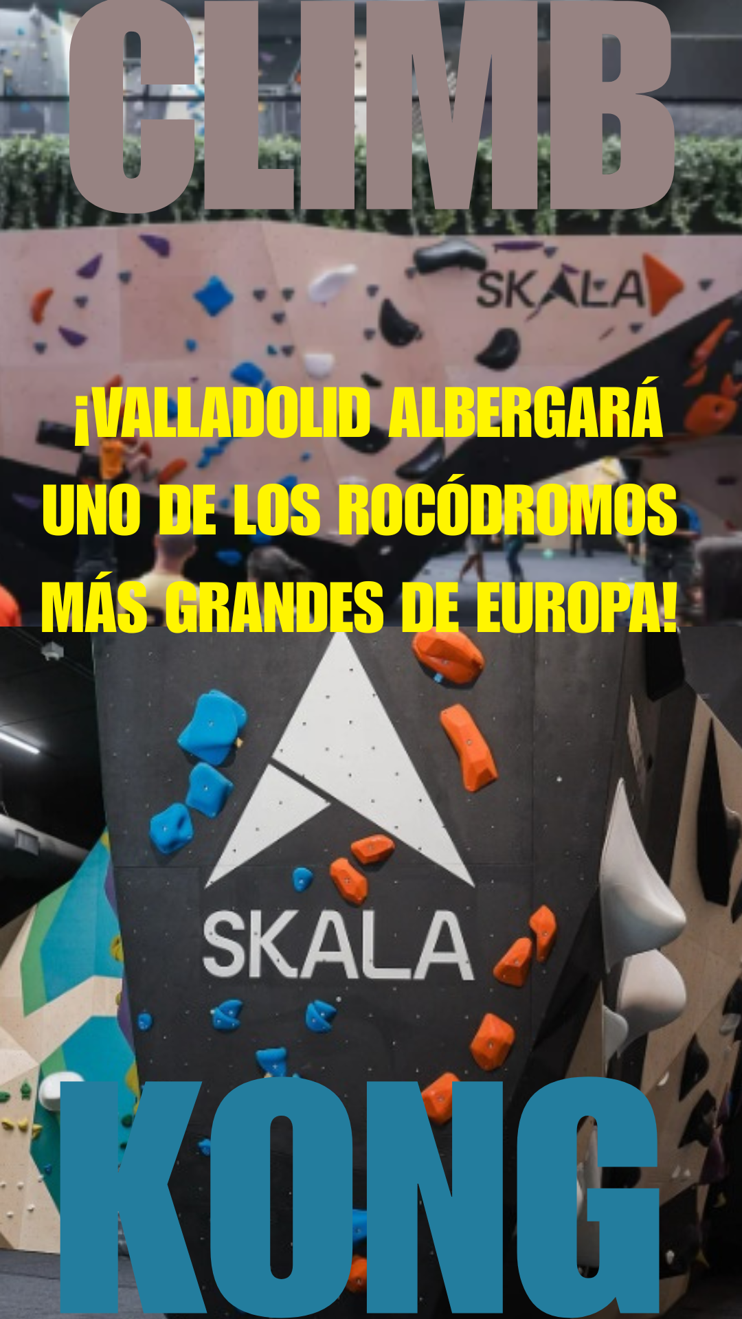 🏗️ ¡VALLADOLID ALBERGARÁ UNO DE LOS ROCÓDROMOS MÁS GRANDES DE EUROPA!