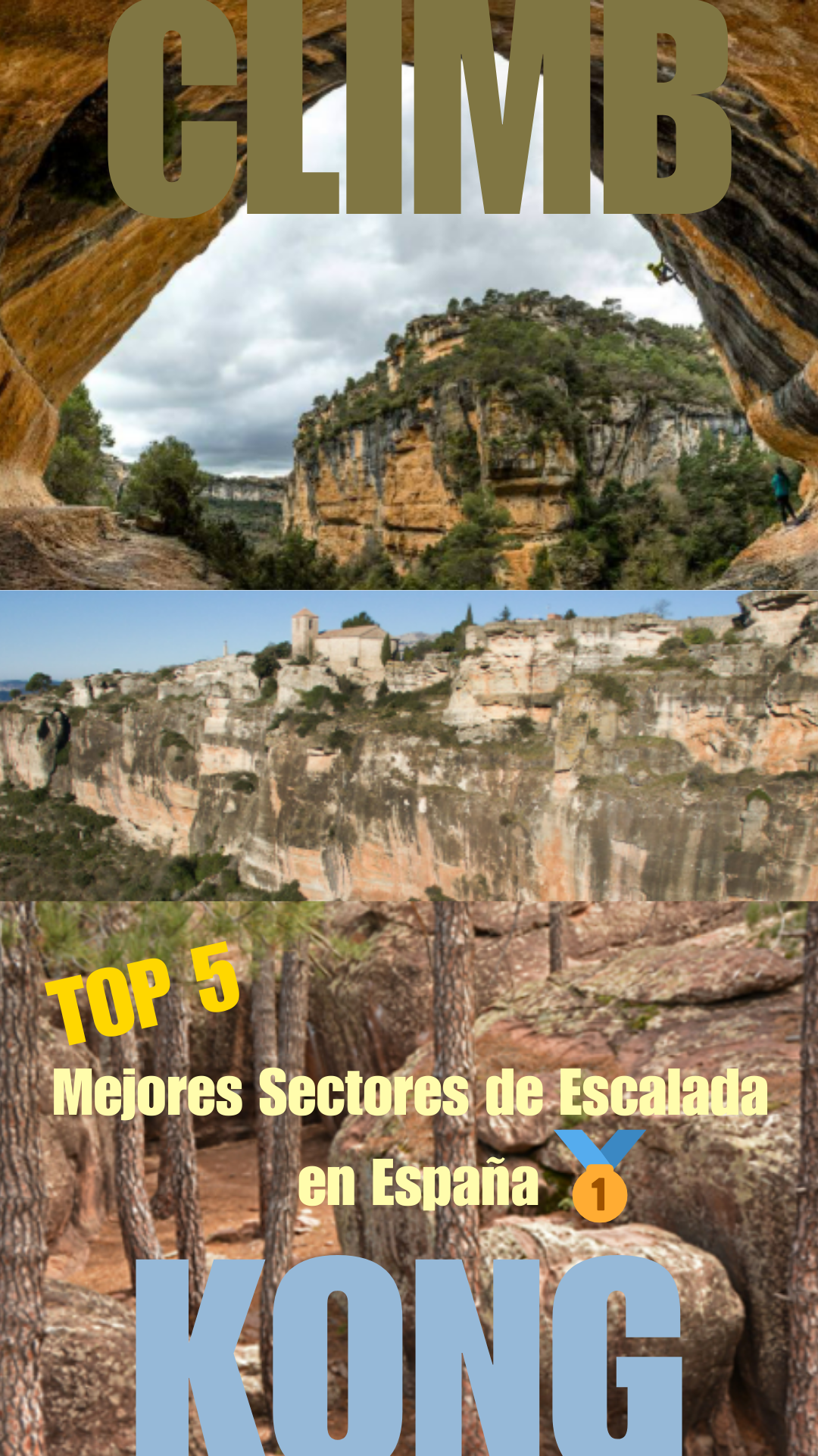 TOP 5🥇 Mejores Sectores de Escalada en España