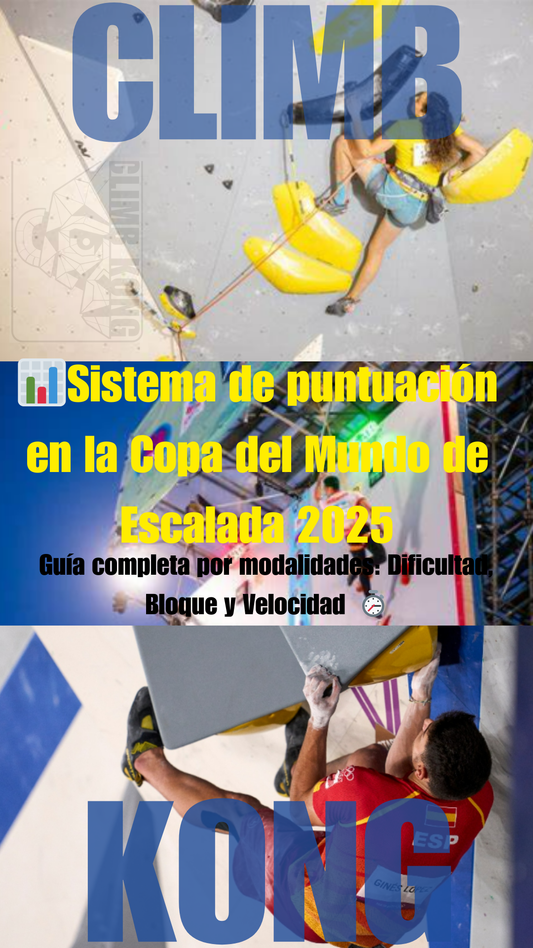 📊 Así funciona el sistema de puntuación en la Copa del Mundo de Escalada 2025