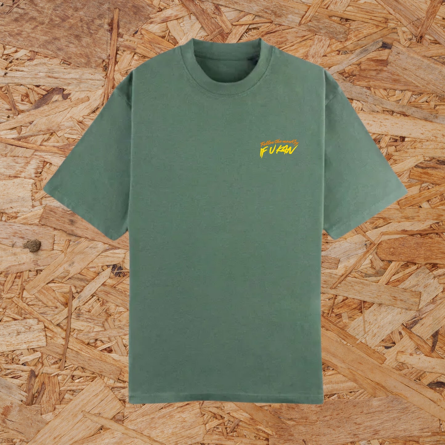 Camiseta Escalada "Follow the monKey" FOREST